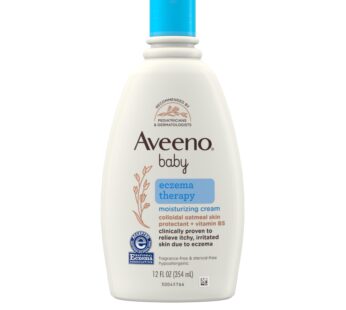 AVEENO BABY Eczema Therapy Moisturizing Cream, Colloidal Oatmeal & Vitamin B5, Baby Eczema