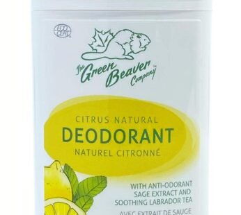 Green Beaver The Company Citrus Natural Aluminum Free Deodorant Stick, 1.76 Oz