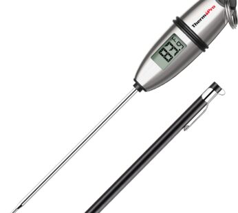ThermoPro TP-02S Instant Read Meat Thermometer Digital Cooking Food Thermometer with Super
