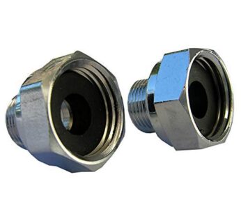 LASCO 10-0061 Delta Faucet 1/2 Female Pipe Thread by 3/8 Male Compression Brass Adapter, 2