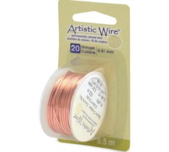 Artistic Wire, 20 Gauge Bare Copper Craft Jewelry Wrapping Wire, 6 yd