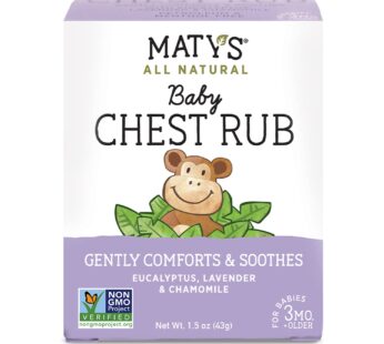 Maty’s Baby Chest Rub – Naturally Comfort, Soothe and Help Relieve Congestion in Babies 3