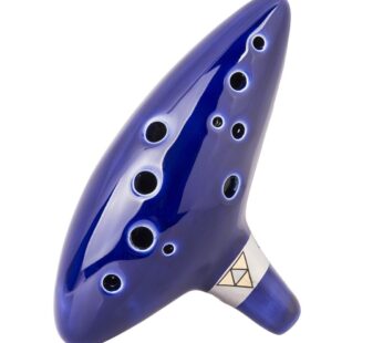 TOTMC Legend of Zelda Ocarina of Time Triforce Link 12 Hole Alto C Mediant Tone Ocarina Ze