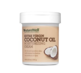 NATURE WELL Extra Virgin Coconut Oil Moisturizing Cream for Face, Body, & Hands, Restores