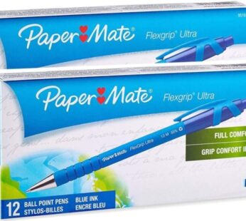 Paper Mate 9510131 Flexgrip Ultra ST Retractable Ballpoint Pen, 12 Units Per Box, Pack of