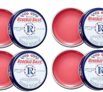 Smith’s Rosebud Salve Tin .8 oz (Pack of 4)