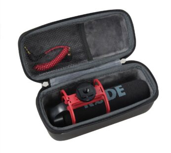 Hermitshell EVA Hard Protective Case Fits Rode VideoMic GO Light Weight On-Camera Micropho