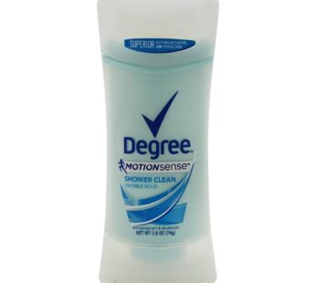 Degree Deodorant Womens Motion Sense Shower Clean Invisible Solid 2.6oz