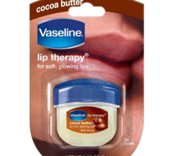 Vaseline Lip Therapy Lip Balm Mini, Cocoa Butter, 0.25 oz