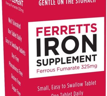 Ferretts Iron Tablets 325mg Ferrous Fumarate 2 Pack (120 Total)