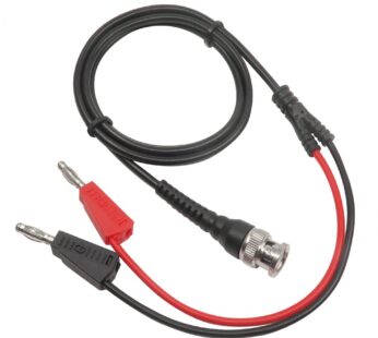 Amadget Coaxial Cable BNC Male to Dual Banana Plug Test Lead for Oscilloscope