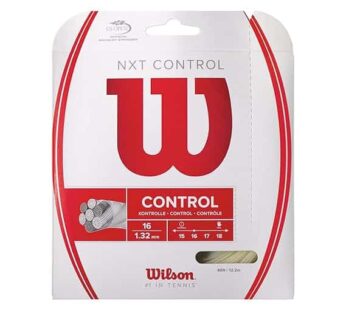 Wilson NXT Control 16 Tennis String – Set, White (40 ft)