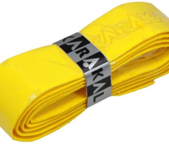 Karakal PU Supergrip Replacement Racquet Grip – tennis/badminton / squash 2 x Grip(Yellow)