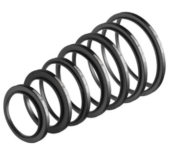 NEEWER 7PCS Step Up Rings Filter Adapter, 49-52mm, 52-55mm, 55-58mm, 58-62mm, 62-67mm, 67-