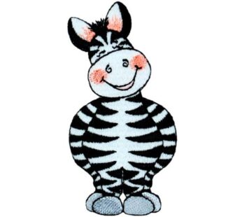 Expo BZP77503 Iron-on Embroidered Applique Patches, BaZooples Zach Zebra