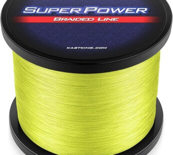 KastKing Superpower Braided Fishing Line,Yellow,25 LB,327 Yds