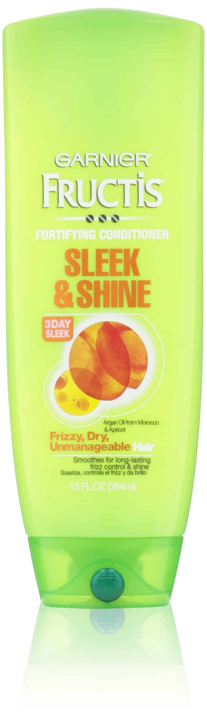 Garnier Conditioner, Sleek and Shine, 13 Fluid Ounce