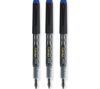 Pilot Varsity Disposable Fountain Pens, Blue Ink (90011×3)