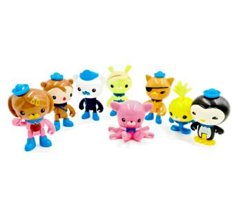 Fisher-Price Y9297 – Octonauts 8 Figure Playset – Octo-Crew Figurine Set