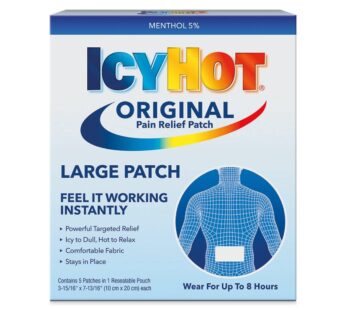 Icy Hot Extra Strength Medicated Patch Large, 5 Count