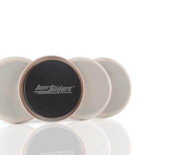 Super Sliders 3 1/2″ Round Reusable Furniture Sliders for Carpet – Effortless Moving and S