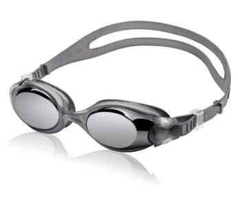 Speedo Unisex-Adult Swim Goggles Hydrosity , Mirrored Charcoal