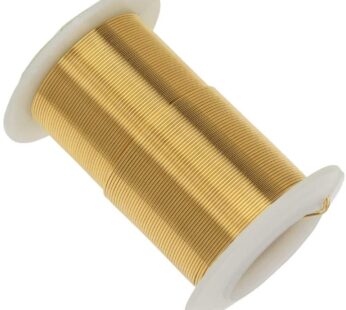 Tarnish Resistant Craft Wire 22 Gauge, Gold Color