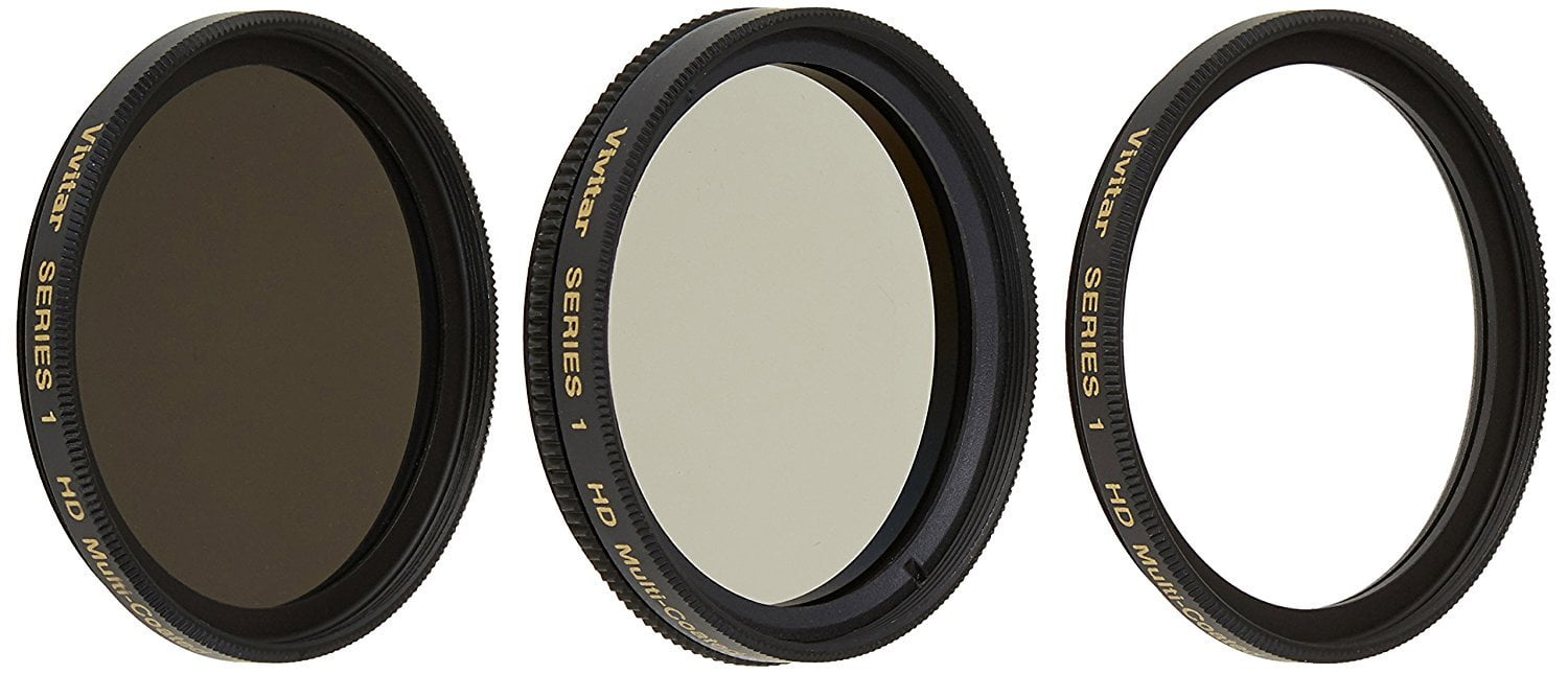 Vivitar 3-Piece Multi-Coated HD Filter Set (40.5mm UV/CPL/ND8) - Image 2
