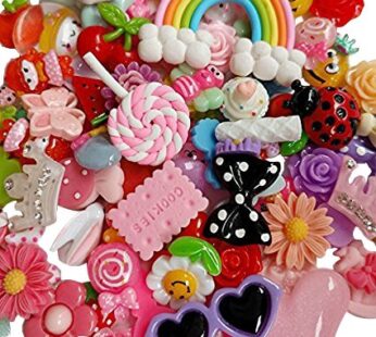 Chenkou Craft 50pcs Lots Mix Assort Easter DIY Flatbacks Resin Flat Back Scrapbooking Slim
