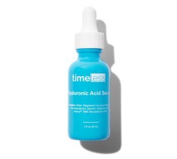 Timeless Skin Care Hyaluronic Acid Vitamin C Serum – 1 oz – Brightens, Smooths, Rebuilds C