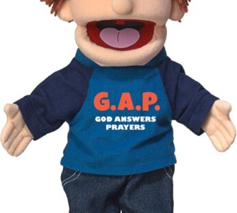 14″ God Answers Prayers, Peach Boy, Christian Ministry Hand Puppet