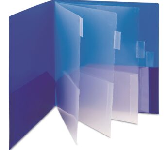 Smead 10-Pocket Organizer, Letter Size, 2 per Pack, 1 Each of Dark Blue and Teal (89204) (