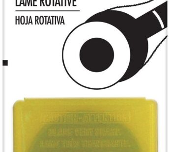 OLFA 1079062 RB45-2 45mm Straight Edge Rotary Blade, 2-Pack