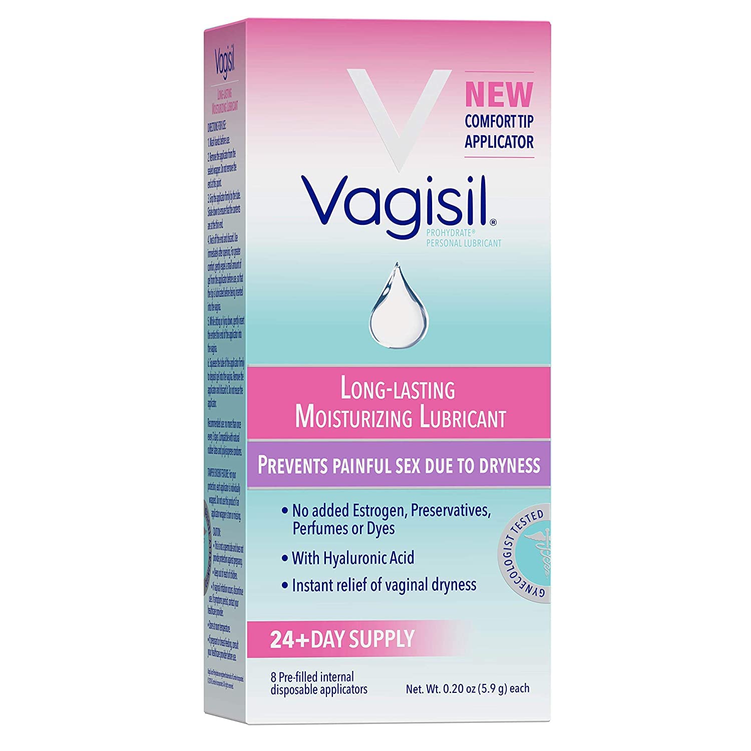 Vagisil Prohydrate Internal Vaginal Moisturizer, Gel & Lubricant for Women, Gynecologist T - Image 2