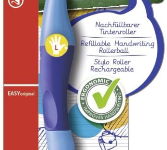 Stabilo EASYoriganl Rollerball Pen (Left-Handed), 0.5 mm – Dark Blue/Light Blue