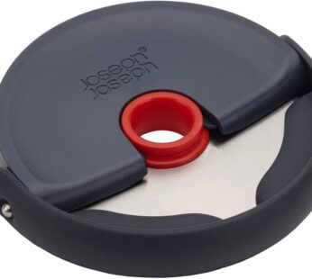 Joseph Joseph Disc Easy-Clean Pizza Wheel, Grey/Red