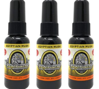 BluntPower (Egyptian Musk, 3 Pack) Concentrated Air Freshener – Premium Oil Based Air Fres