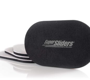 Super Sliders 5 3/4″ x 9″ Oval Reusable Furniture Sliders for Hard Surfaces – Effortless M