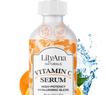 LilyAna Naturals Vitamin C Serum for Face – Face Serum with Hyaluronic Acid and Vitamin E,