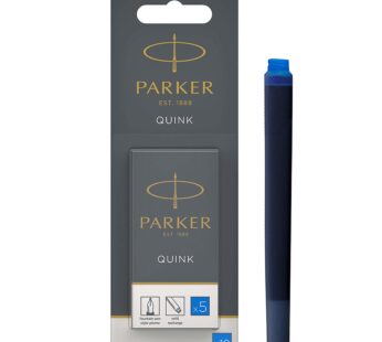 Parker 1950382 Quink Fountain Pen Refill Pack of 10