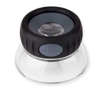 Carson LumiLoupe Plus 10.5x Power Focusable Stand Loupe Magnifier (LO-10)