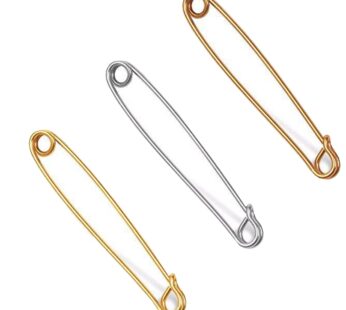 Collar Pins for Men Safety Pin Style Tie Bar for Wedding Business 3 Pcs