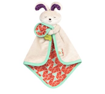 B. toys – B. baby- Bunny Lovey- Security Blanket Adorable Baby Blankie with Soft Fabric-
