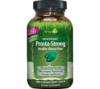 Irwin Naturals Prosta-Strong – Prostate Health Support with Saw Palmetto, Lycopene, Pumpki