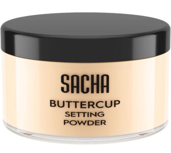 Sacha BUTTERCUP Light Setting Powder Makeup 1.75 Oz. Translucent Setting Powder for Oily S