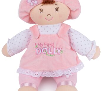GUND Baby My First Dolly, Plush Doll for Babies and Toddlers, Pink/White, 13?