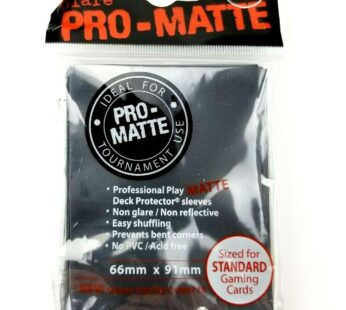 Ultra Pro 0598022 PRO-Matte (100 Count) Deck Protector Sleeves-Magic The Gathering, Black,