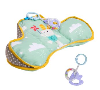 Taf Toys Baby Tummy Time Pillow | Perfect for 2-6 Months Old Babies, Enables Easier Develo