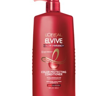 L’Oreal Paris Elvive Color Vibrancy Protecting Conditioner, for Color Treated Hair, Condit