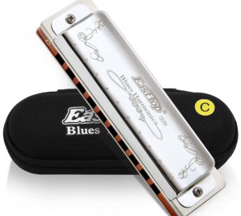 East top Harmonica Key of C 10 Holes 20 Tones 008K Blues Diatonic Mouth Organ Harmonica wi